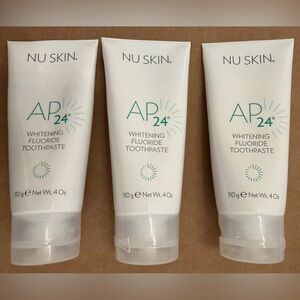 Nuskin Nu skin AP-24 Whitening Fluoride Toothpaste, 3 Pack Exp: 05/2024 *(READ)*